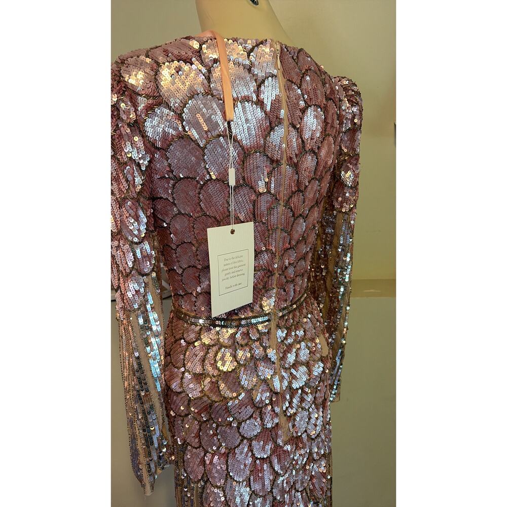 Mac Duggal - Sequined Long Dress - Picture 8 of 11